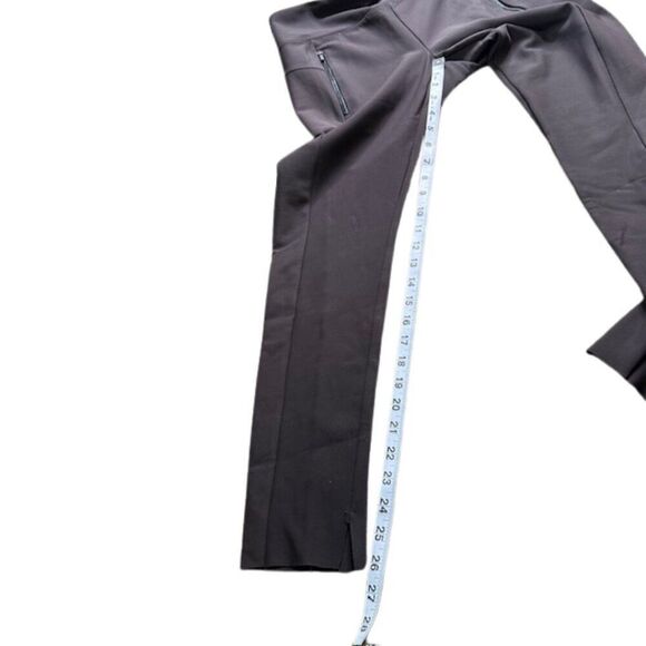 ATHLETA Stellar Espresso Brown High Rise Tight Leggings Zip pockets Size Small - Picture 5 of 8